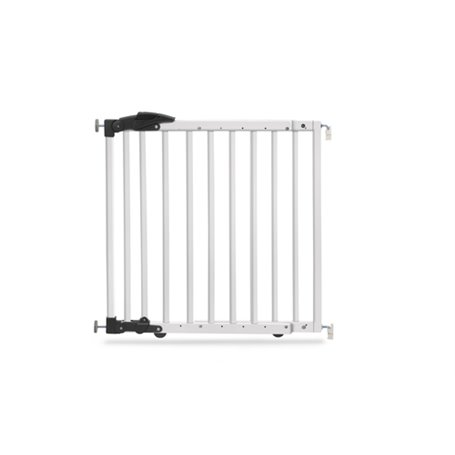 Barrière de porte à fixer par pression 68 a 102 cm Couleur Blanc