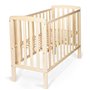 Lit Elephant style scandinave 100x50cm bois naturel