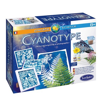 coffret scientifique Le cyanotype