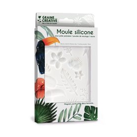 Moule en silicone 20x13 cm Tropical