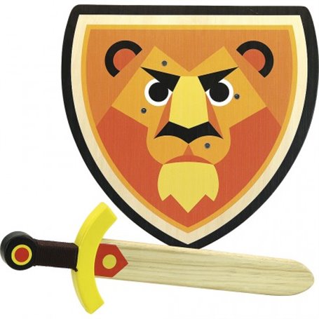 Set bouclier et epee Lion