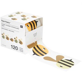 Autocollant Abeilles - boite 120 pcs