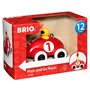 Brio 30226 Voiture de course push and go rouge