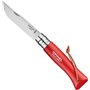 Couteau Opinel Baroudeur Colorama - N8 Rouge