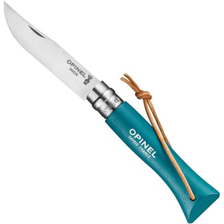 Couteau Opinel Baroudeur Colorama - N6 Turquoise