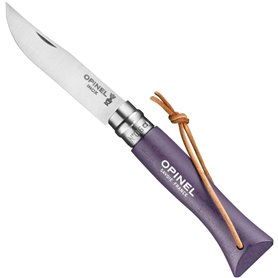 Couteau Opinel Baroudeur Colorama - N6 Violet gris