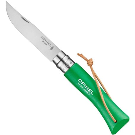 Couteau Opinel Baroudeur Colorama - N7 vert prairie