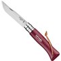 Couteau Opinel Baroudeur Colorama - N8 Grenat