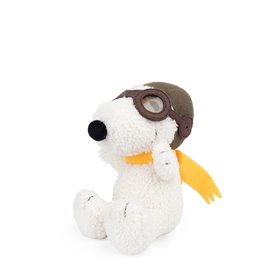 Snoopy teddy assis aviateur - 20 cm