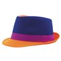 Chapeau Trilby Neon Bleu