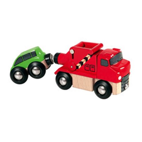 Brio 33528 Depanneuse rouge voiture verte