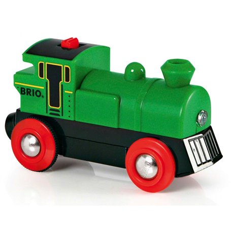 Brio 33595 Locomotive a Pile Bi Directionnelle Verte