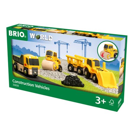 Brio 33658 Coffret de 3 engins de chantier