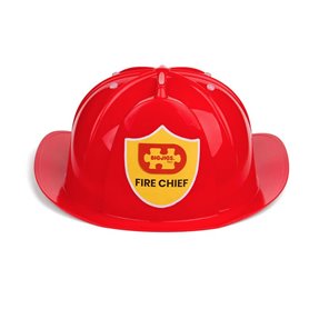 Casque de pompier en plastique