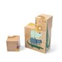 Puzzle cubes en bois - Animaux