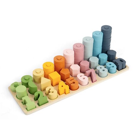 1-10 Counting Board en bois