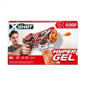 X-Shot Pistolet Clutch Hyper Gel (5x Boulettes Hyper Gel) ZURU