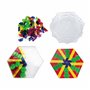 Scope - ensemble de 600 pièces transparentes en couleur - set de classe - jeu Montessori