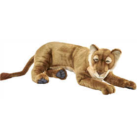 Hansa Peluche Geante Lionne Couchee 100cmL