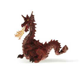 39016 Papo Dragon rouge avec flamme