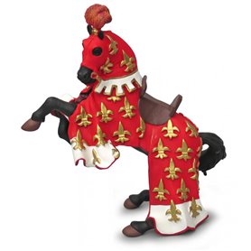 Cheval du prince philippe rouge