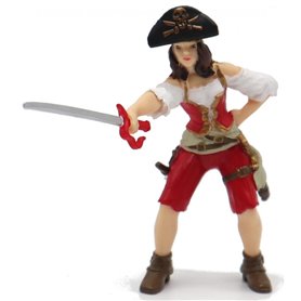 39466 - Femme pirate rouge