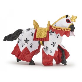 39951  Cheval du roi Arthur rouge figurine papo