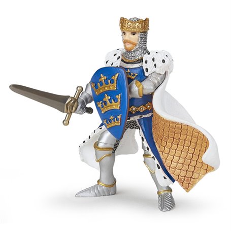 39953 Figurine historique Roi Arthur Bleu