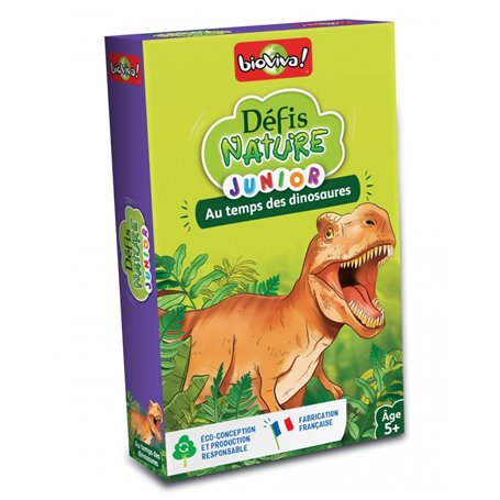 Défis nature junior - au temps des dinosaures