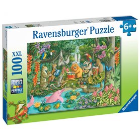 Puzzle 100 p xxl - l'orchestre des animaux