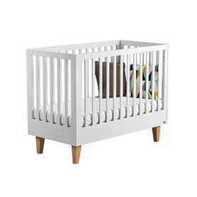 Lounge Lit Bébé 60x120 blanc/bois