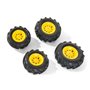 Rolly Toys rollyTrac Air Tyres 4 Pneus de tracteur Jaune