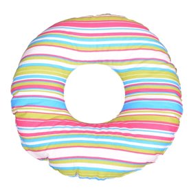 Coussin rond post natal bandes du couleur 1