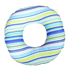 Coussin rond post natal bandes du couleur 2