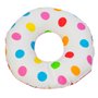 Coussin rond post natal boules de printemps + rouge