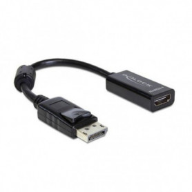 Adaptateur DisplayPort vers HDMI DELOCK 61849 13 cm Noir 26,99 €
