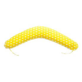 Coussin maternité pre/post natal usages multiples pois de jaune