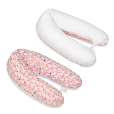 Coussin maternité pre/post natal usages multiples cygnes - blanc