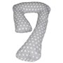 Coussin d'accouchement pre/post natal pois de gris