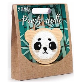 Kit Punch Needle - Panda 15cm