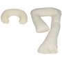 Ensemble coussins pre/post natal usages multiples confortable beige à carreaux