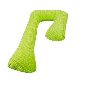 Coussin accouchement/allaitement forme 7 vert