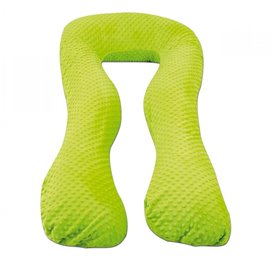 Coussin Grossesse/Allaitement forme en U vert