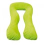 Coussin Grossesse/Allaitement forme en U vert