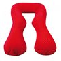 Coussin Grossesse/Allaitement forme en U rouge