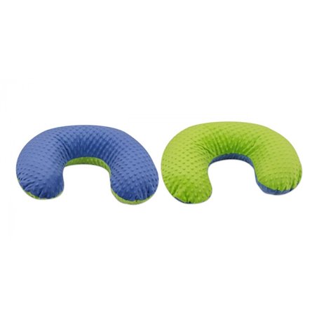 Coussin dallaitement forme C bleu  vert