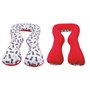 coussin d'accouchement d'allaitement usages multiples chatons 1  rouge