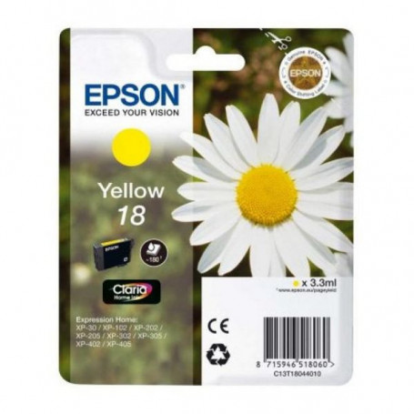 Cartouche d'encre originale Epson C13T18044010 Jaune 20,99 €