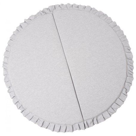 Tapis rond de jeu 100cm gris