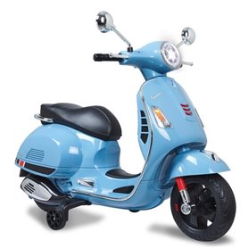 Ride-on Vespa GTS 125 bleu 12V